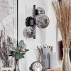 Chehalis Wall Light - glass 10, 12 cm Smoke-coloured, 3-light sources