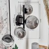 Chehalis Wall Light - glass 10, 12 cm Smoke-coloured, 3-light sources