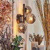 Chehalis Wall Light - glass 10 cm Smoke-coloured, 3-light sources