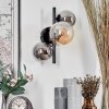Chehalis Wall Light - glass 10, 12 cm Amber, Smoke-coloured, 3-light sources