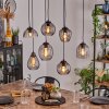 Echallens Pendant Light black, 7-light sources
