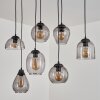 Echallens Pendant Light black, 7-light sources