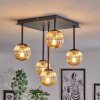 Chehalis Ceiling Light - glass 10 cm Amber, 5-light sources