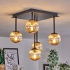 Chehalis Ceiling Light - glass 10 cm Amber, 5-light sources