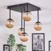 Chehalis Ceiling Light - glass 10 cm Amber, 5-light sources