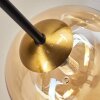Chehalis Ceiling Light - glass 15 cm gold, black, 6-light sources