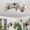 Chehalis Ceiling Light - glass 15 cm gold, black, 6-light sources