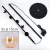 Remaisnil Floor Lamp - glass 15 cm Amber, clear, 5-light sources