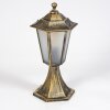 Loria pedestal light brown, gold, black, 1-light source