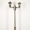 Loria Lamp Post brown, gold, black, 2-light sources