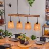 Soungou Pendant Light Ecru, black, 4-light sources