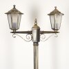 Loria Lamp Post brown, gold, black, 2-light sources