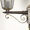Loria Lamp Post brown, gold, black, 2-light sources