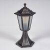 Loria pedestal light black, silver, 1-light source