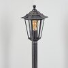 Loria path light black, silver, 1-light source