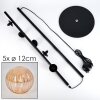Remaisnil Floor Lamp - glass 12 cm Amber, 5-light sources