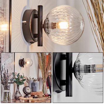 Chehalis Wall Light - glass 12 cm clear, 1-light source