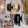 Chehalis Wall Light - glass 12 cm Smoke-coloured, 1-light source