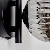 Chehalis Wall Light - glass 12 cm Smoke-coloured, 1-light source