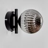 Chehalis Wall Light - glass 12 cm Smoke-coloured, 1-light source