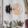 Chehalis Wall Light - glass 15 cm Amber, clear, 1-light source