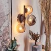 Chehalis Wall Light - glass 10 cm, 12 cm Amber, Smoke-coloured, 3-light sources