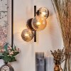 Chehalis Wall Light - glass 10 cm, 12 cm Amber, Smoke-coloured, 3-light sources