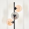 Remaisnil Floor Lamp - glass 15 cm Amber, Smoke-coloured, 3-light sources