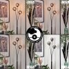 Bernado Floor Lamp - glass 12 cm Smoke-coloured, 3-light sources
