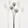 Bernado Floor Lamp - glass 15 cm Smoke-coloured, 3-light sources