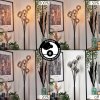 Bernado Floor Lamp - glass 12 cm Smoke-coloured, 6-light sources