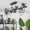 Chehalis Ceiling Light - glass 10 cm, 12 cm, 15 cm clear, Smoke-coloured, 10-light sources