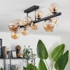 Chehalis Ceiling Light - glass 10 cm, 12 cm, 15 cm Amber, 10-light sources