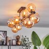 Chehalis Ceiling Light - glass 10 cm, 12 cm, 15 cm Amber, 10-light sources