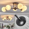 Chehalis Ceiling Light - glass 10 cm white, 6-light sources