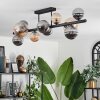 Chehalis Ceiling Light - glass 10 cm, 12 cm, 15 cm Amber, Smoke-coloured, 10-light sources