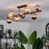 Chehalis Ceiling Light - glass 10 cm, 12 cm, 15 cm Amber, Smoke-coloured, 10-light sources