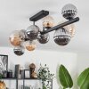 Chehalis Ceiling Light - glass 10 cm, 12 cm, 15 cm Amber, Smoke-coloured, 10-light sources