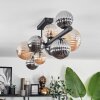 Chehalis Ceiling Light - glass 10 cm, 12 cm, 15 cm Amber, Smoke-coloured, 10-light sources