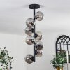 Chehalis Ceiling Light - glass 10 cm Smoke-coloured, 8-light sources