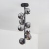 Chehalis Ceiling Light - glass 10 cm Smoke-coloured, 8-light sources