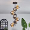 Chehalis Ceiling Light - glass 10 cm Smoke-coloured, 8-light sources