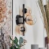Chehalis Wall Light - glass 10 cm Amber, clear, 3-light sources