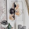 Chehalis Wall Light - glass 10 cm, 12 cm Amber, clear, 3-light sources