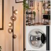 Remaisnil Floor Lamp - glass 10 cm, 12 cm clear, Smoke-coloured, 5-light sources