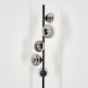 Remaisnil Floor Lamp - glass 10 cm, 12 cm clear, Smoke-coloured, 5-light sources