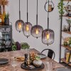 Skiatook Pendant Light black, 4-light sources