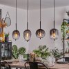 Skiatook Pendant Light black, 4-light sources