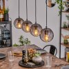 Evolene Pendant Light black, 4-light sources