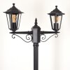 Loria Lamp Post black, 2-light sources